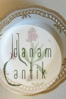 Royal Copenhagen Flora Danica tallerken med gennembrudt kant No 20/3553