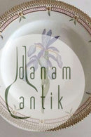 Royal Copenhagen Flora Danica Spisetallerken med Iris No 3549