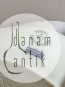 Tidlig Royal Copenhagen Skærsommernatsdrøm Ovalt Fad med Guldsmed. Blålig Tone.