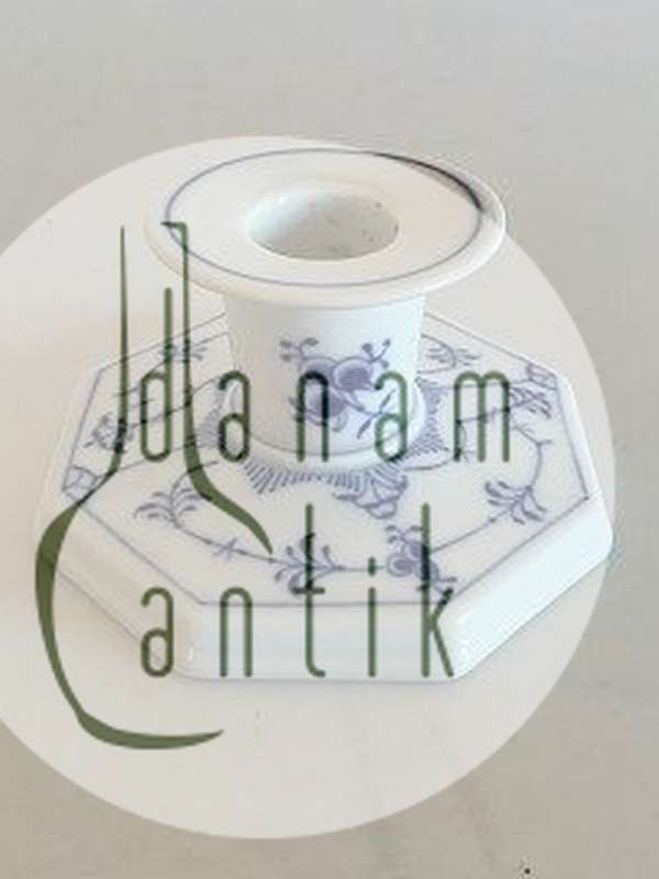 Royal Copenhagen Musselmalet Riflet Lysestage No. 3334