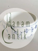 Royal Copenhagen Blaue kannelierte Schale Nr. 2294