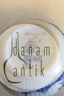 Royal Copenhagen Blaue kannelierte Vase Nr. 2271