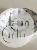 Royal Copenhagen Blaue kannelierte Olivenschüssel Nr. 2239