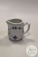 Royal Copenhagen Blauer kannelierter Sahnekrug mit dickem Rand Nr. 2227