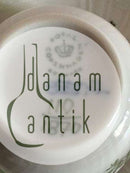 Royal Copenhagen Grüne Blume Kaffeetasse und Untertasse Nr. 1870