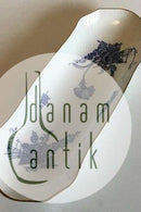 Royal Copenhagen Blaue Blume mit Goldrand Sellerieschale Nr. 1867