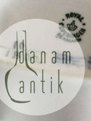 Royal Copenhagen Blå Blomst Svejfet Smør/Kaviar Skål No 1802