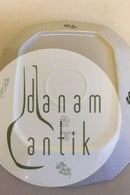 ロイヤルコペンハーゲン グリーンフラワー ウェルドオブロングディッシュ No 1717