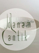 Royal Copenhagen Green Flower Cake Dish on Foot No 1532