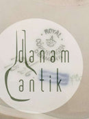 Royal Copenhagen Sächsische Blume Dreieckige Kuchenschüssel Nr. 1526