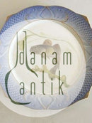 Royal Copenhagen Blue Fish Plate with Gold No 1212/3002 with Gobius Niger