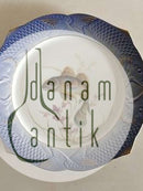 Royal Copenhagen Blue Fish Plate with Gold No 1212/3002