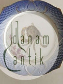 Royal Copenhagen Blue Fish Plate with Gold No 1212/3002