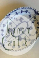 Royal Copenhagen Blue Fluted Full Lace Oval Dish No 1146