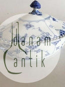 Royal Copenhagen Blue Fluted Full Lace Oval Lidded Dish No 1129