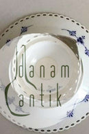 Royal Copenhagen Blue Fluted Full Lace with Gold Cake Stand