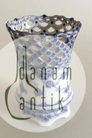 Royal Copenhagen Blue Fluted Full Lace Breadstick Holder No 1016