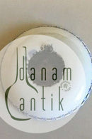 Royal Copenhagen Blue Fluted Full Lace Candle Drip Cup with 2-Crown coin with Christian IX and Queen Louise, 1892. No 1009