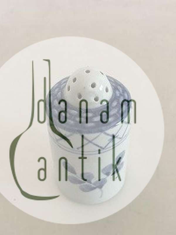 Royal Copenhagen Blå Tranquebar Peberbøsse No. 1008