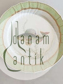 Royal Copenhagen Grüner Fischteller Nr. 919/1710 mit Perca Fluviatilis