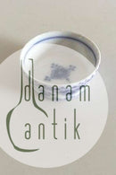 Royal Copenhagen Blauer kannelierter Salzstreuer Nr. 706