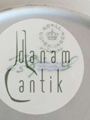 Royal Copenhagen Tradition White Half Lace with Gold Border Deep Plate No 659