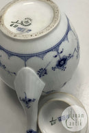 Royal Copenhagen Blue Fluted Half Lace Tea Pot No 611