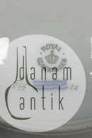 Royal Copenhagen Blue Fluted Red Ruby/Pink with Gold Edge Half Lace Plate No 2/577