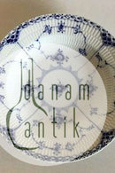 Royal Copenhagen Musselmalet Halvblonde Dyb tallerken No 566