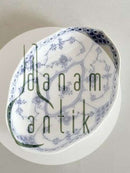 Royal Copenhagen Blue Fluted Half Laced Oval Assiette No 551