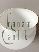 ロイヤルコペンハーゲン トラディション ホワイトハーフレースウィズゴールドリムボンボンボウル No 524A