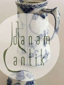 ロイヤルコペンハーゲン ブルーフルーテッドスモールチョコレートジャグ（蓋付き） no.508