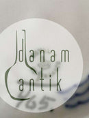 Royal Copenhagen Blaue kannelierte Teetasse und Untertasse Nr. 465