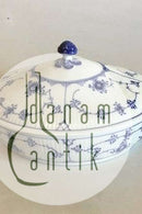 Royal Copenhagen Blaue geriffelte ovale Terrine Nr. 405