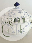 ロイヤルコペンハーゲン ブルーフルーテッドラウンドチュリーン（蓋付き） No 220