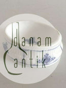 Royal Copenhagen Blue Fluted Plain Salt Dish / Caviar or Butter Dish No 195