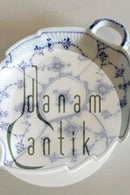 Royal Copenhagen  Musselmalet Riflet Bladformet Asiet No. 143