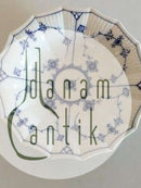 Royal Copenhagen Musselmalet Riflet Kantet Skål No. 142