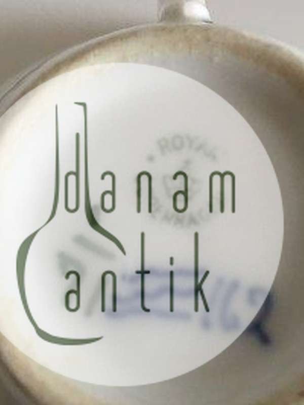 Royal Copenhagen Musselmalet Riflet Kaffekop og Underkop No 71