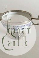 ロイヤルコペンハーゲン ブルーフルーテッドクリームジャグ メタルフット＆トップ No 36