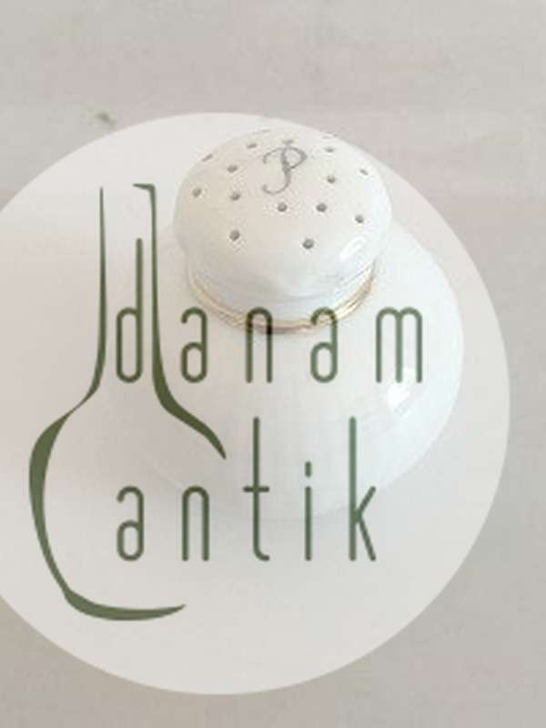 Royal Copenhagen Tradition Hvid Halvblonde med Guld Peber Bøsse No 711