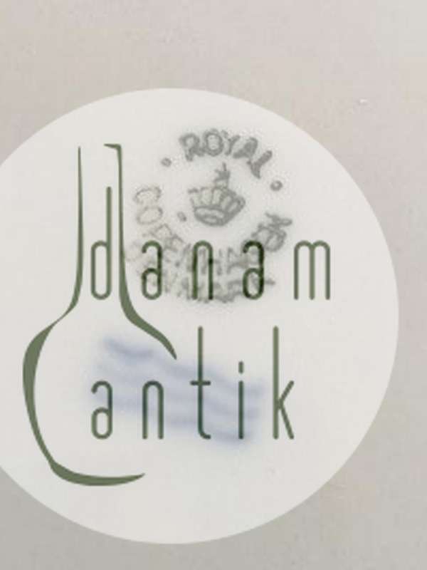 皇家哥本哈根白色弗洛拉丹妮卡圆形蛋糕盘