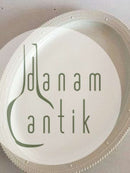 皇家哥本哈根白色Flora Danica大型椭圆餐盘