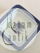 Royal Copenhagen Blue Tranquebar Square Bowl No. 1338