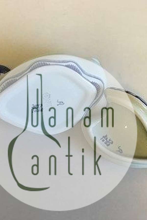 Royal Copenhagen Blå Tranquebar Bonbonniere And No 3043/1058