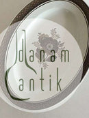 ロイヤルコペンハーゲン ブラウン トランクバー オーバルディッシュ（小） No 927