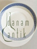 Royal Copenhagen Blauer Fächer-Seitenteller Nr. 11522