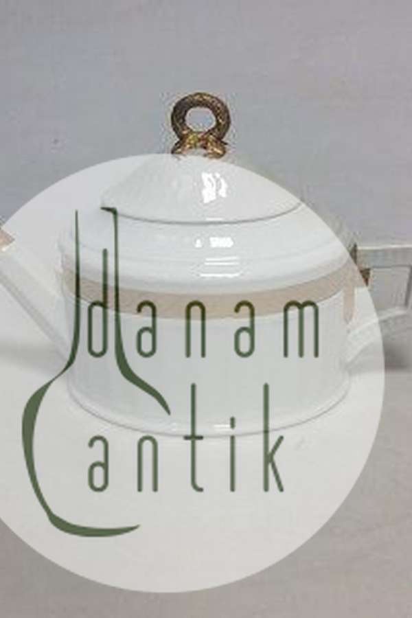 Royal Copenhagen Guld Vifte Thekande med låg No 11566