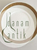 Royal Copenhagen Gold Fan Dessert Plate No 11521