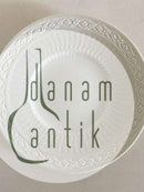 Royal Copenhagen Hvid Vifte Sidetallerken No. 11522